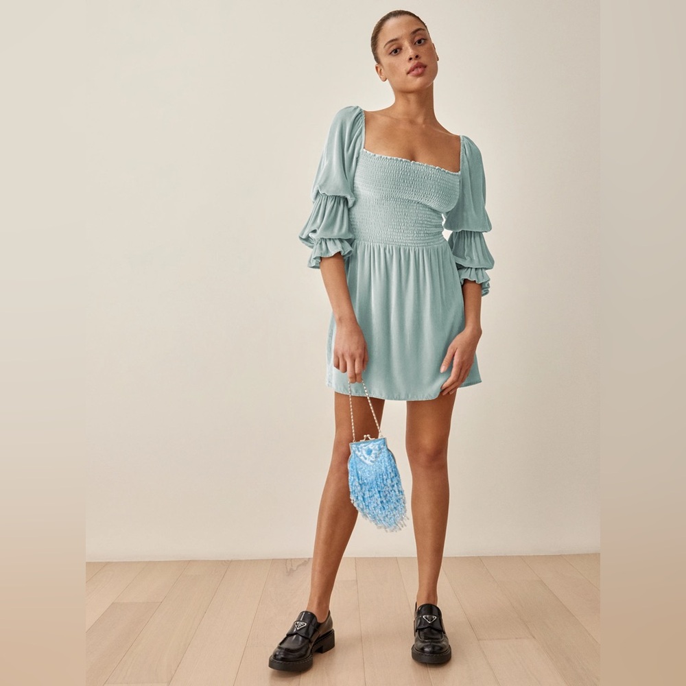 Reformation - Albi Velvet Dress - Size Small